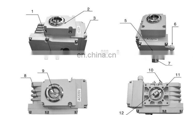 Electric actuator for damper damper AC220V AC380V AC24V AC110V DC24V DC220V