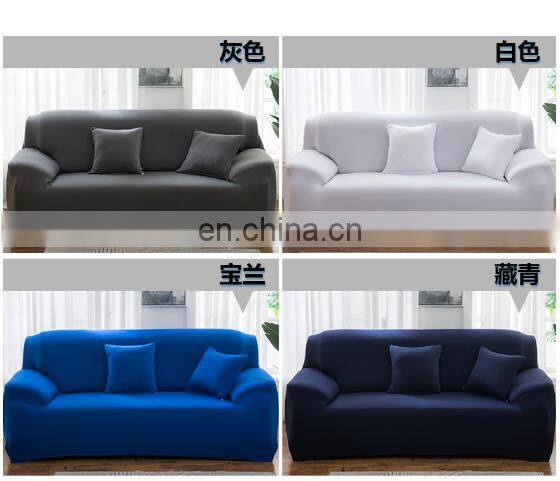 2020 Slipcovers Sectional Elastic Stretch Love seat Couch Cover L shape Protective Spandex Sofa Cover for Living Room