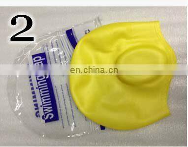 Adult solid color men women 11colors waterproof silicone swimming cap