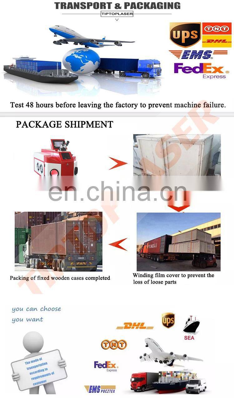 High performance 200w gold silver filled jewellery laser welder machine with jewelry microscope for spot welding