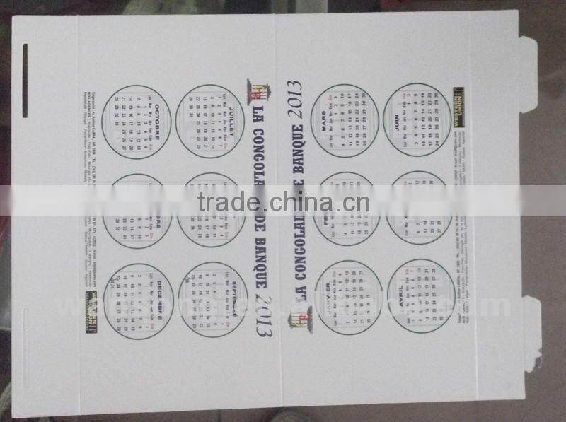 colourful festival table calender