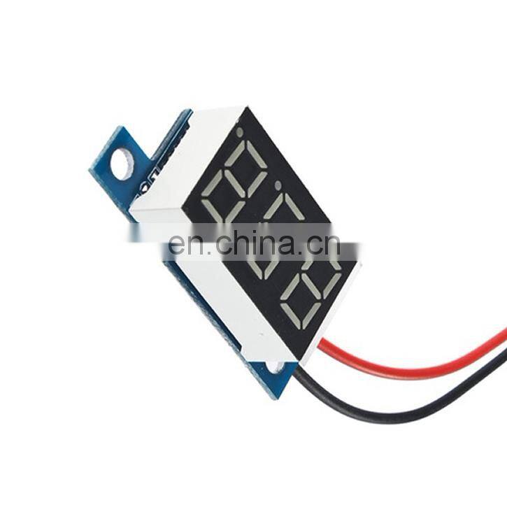 Super Mini Digital Voltmeter DC 3.3V-17V Mini Voltmeter Digital DC