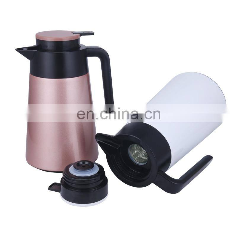 2021 Gint Popular Coffee Pot Insulated Thermal Milk Pot Water Pot Top Quality 1L 1.9L  With Glass Lined Customized Color
