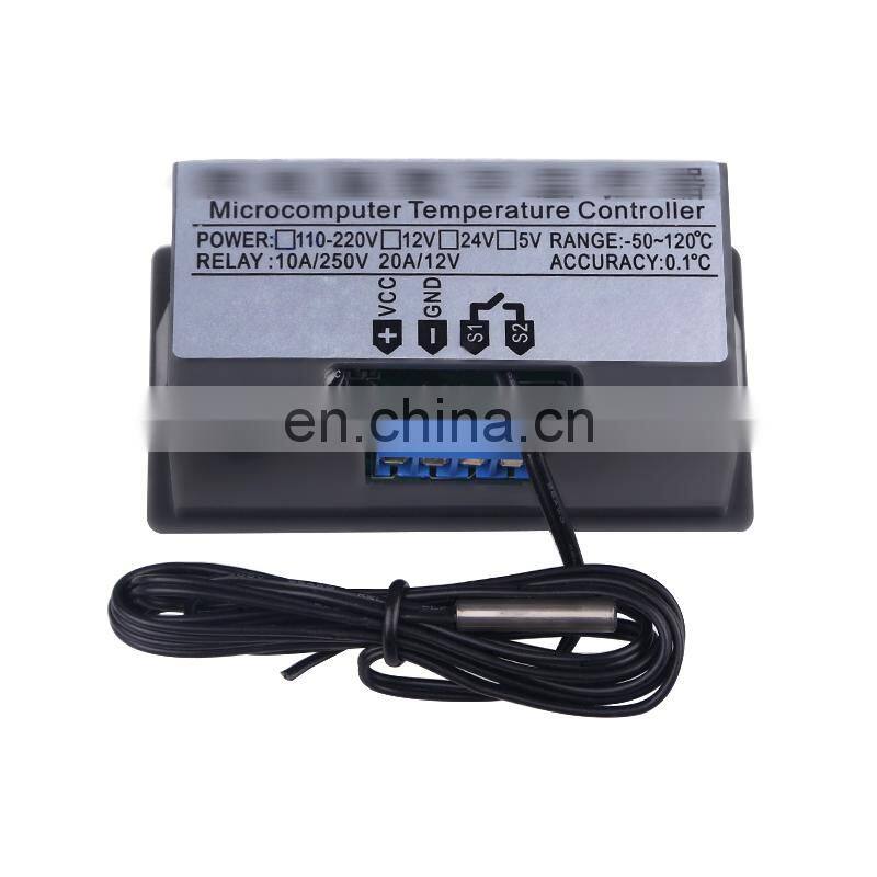 W3230 AC 110V-220V DC 12V Digital Thermostat Temperature Controller Regulator Heating Cooling Control Instruments LED Display