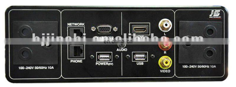 JS-T101+ Conference with Power and VGA table outlet multimedia panel socket