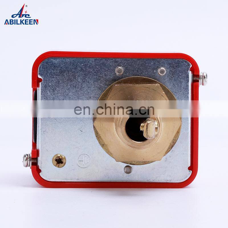 Red Color HFS-15 G1/2 Sensors 220VAC 15A Liquid Water High Temperature Resistance Mechanical Paddle Flow Switch