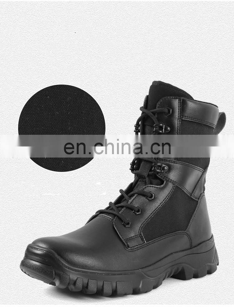 Hot weather resistant customized men desert tactical military boots