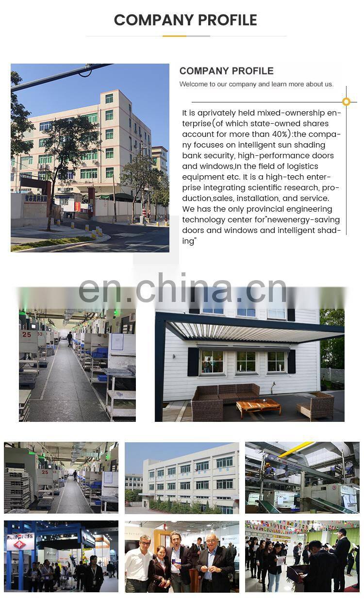 modern outdoor bricoking bioclimatique smart pool retractable pergola-aluminium bioclimatic 5x3 set