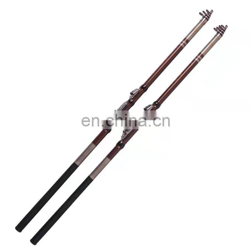 Telescopic rod and reel combo spinning fire fishing rod set fishing reel and rod