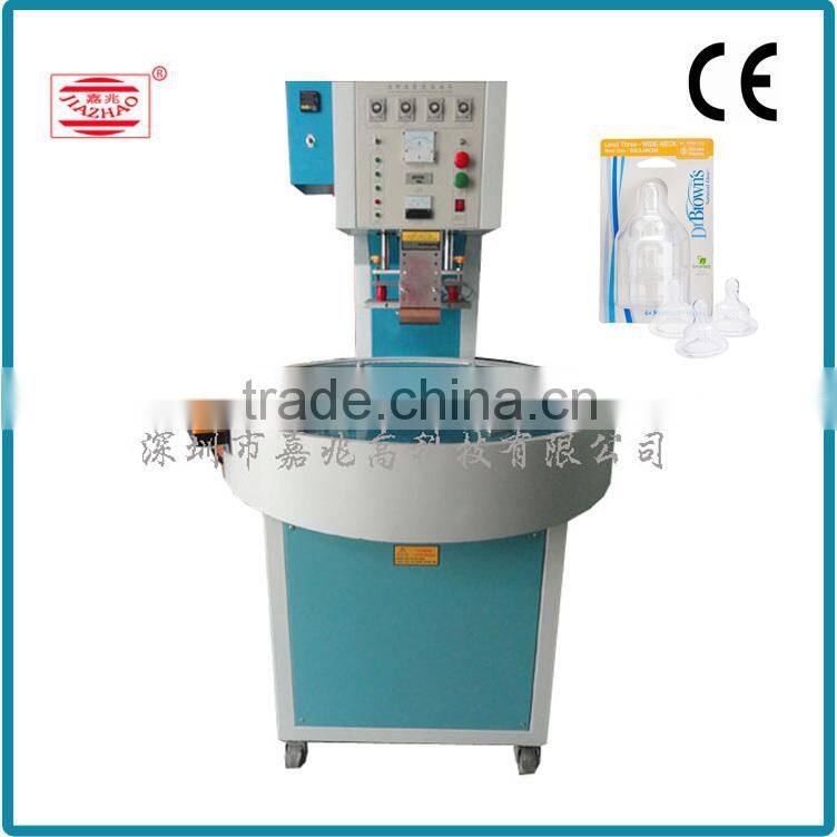 Nipple blister plastic package hot sealing machine