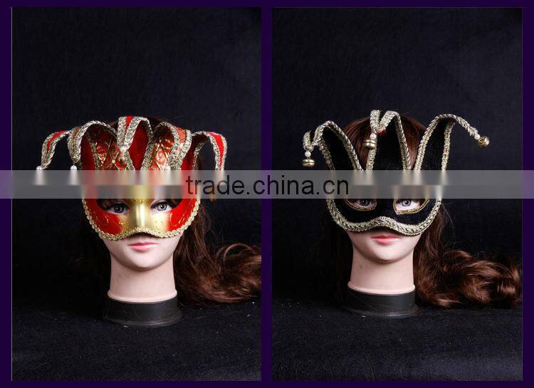 half face blue Plating party masks halloween venetian masquerade mask