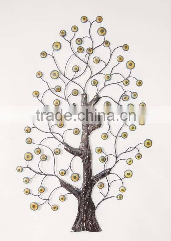 2015 Hot Sales China Wall Art Home Decor Metal Tree