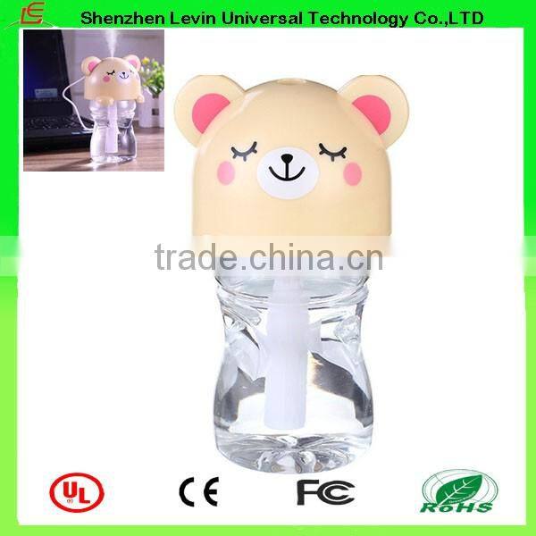 Factory Wholesale Hot sale Bottle USB Cartoon Humidifier