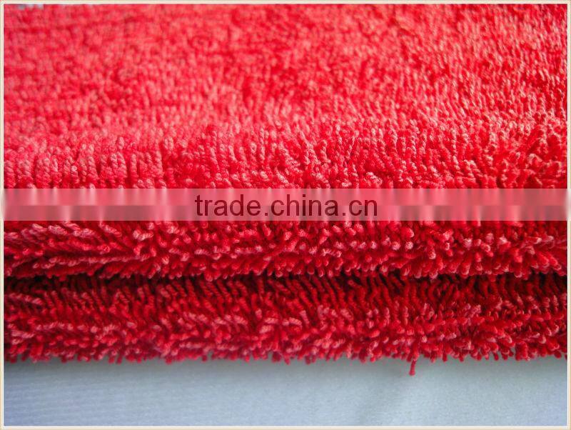 Micofiber starry style twisting fabric for cleaning