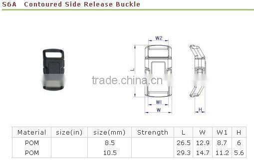 Wholesale plastic products dog pet collar buckle leashes hardware