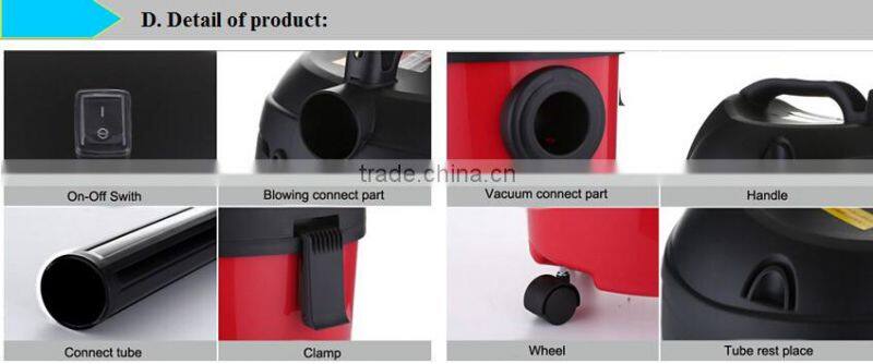 mini wet and dry Vacuum Cleaner for car wash and home