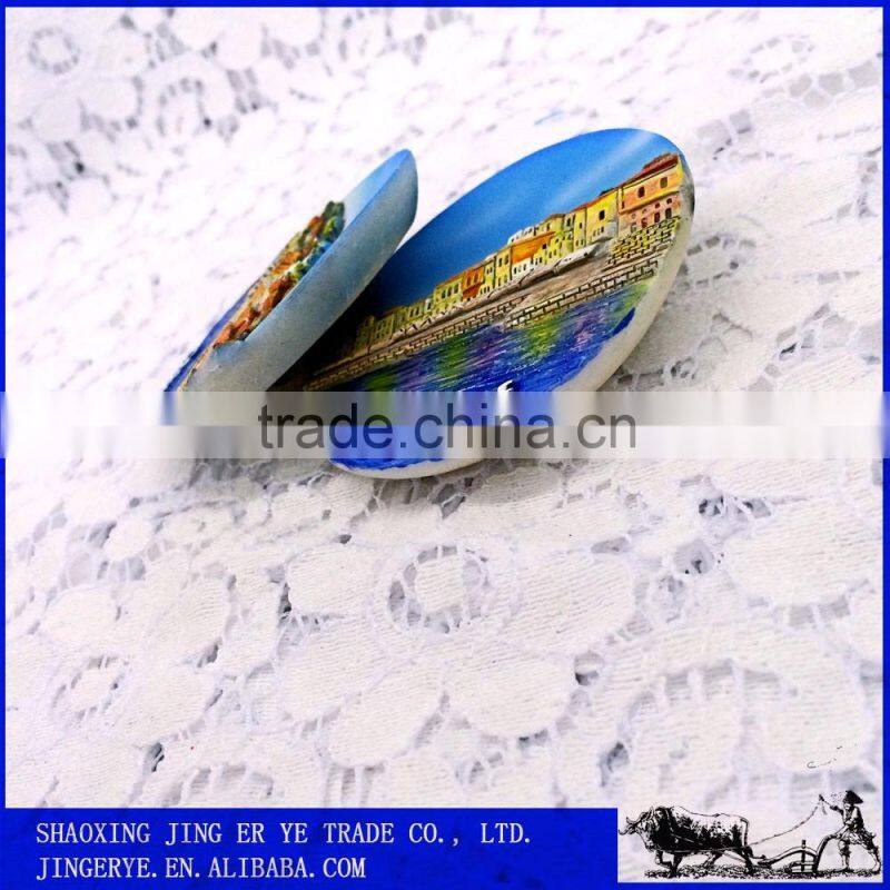 special design fridge Magnet with colorful greece view