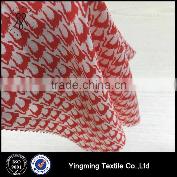 Printed shirting rayon fabric, for fashion garments,shirt,suits, dress, skirt, blouses