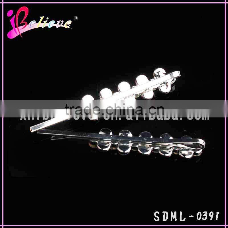 Cheap fashion hair clip accessories ladies rhinestone hair clip pearl hair pins