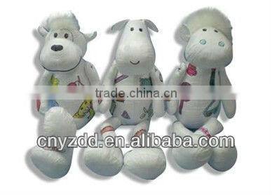 new arrvials washable painting plush sheep toy / washable painting plush toy