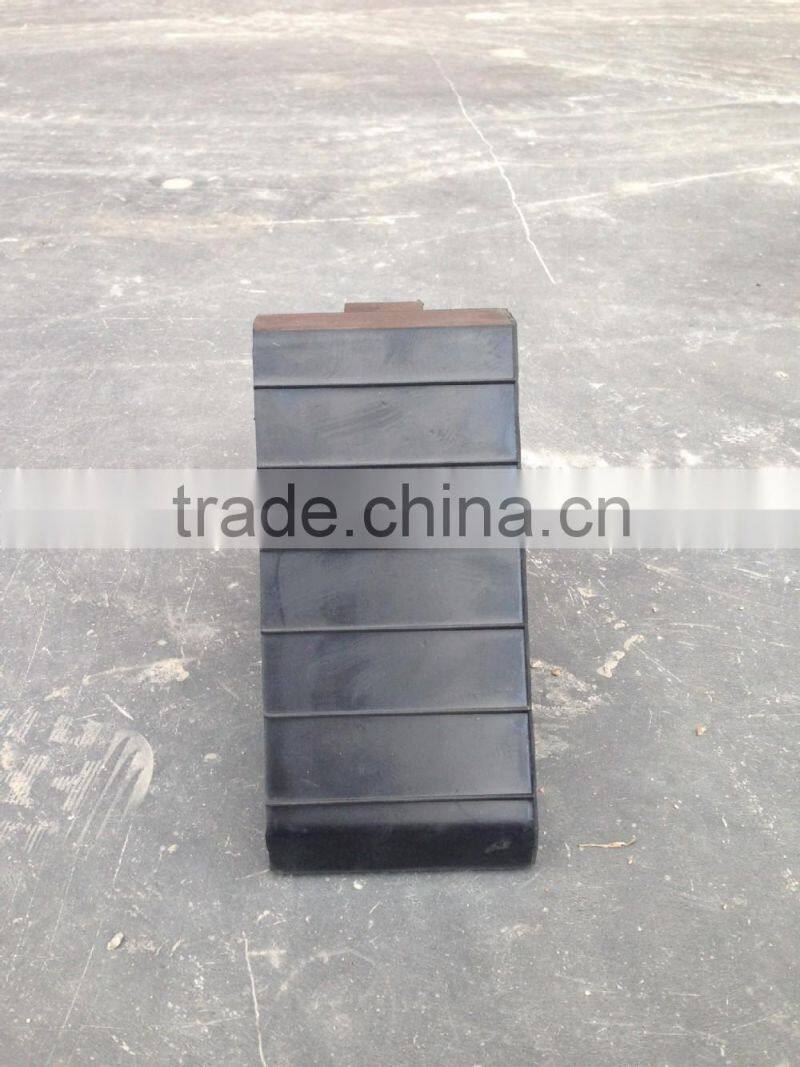 Non-Slip Reinforced Rubber Wheel Chock