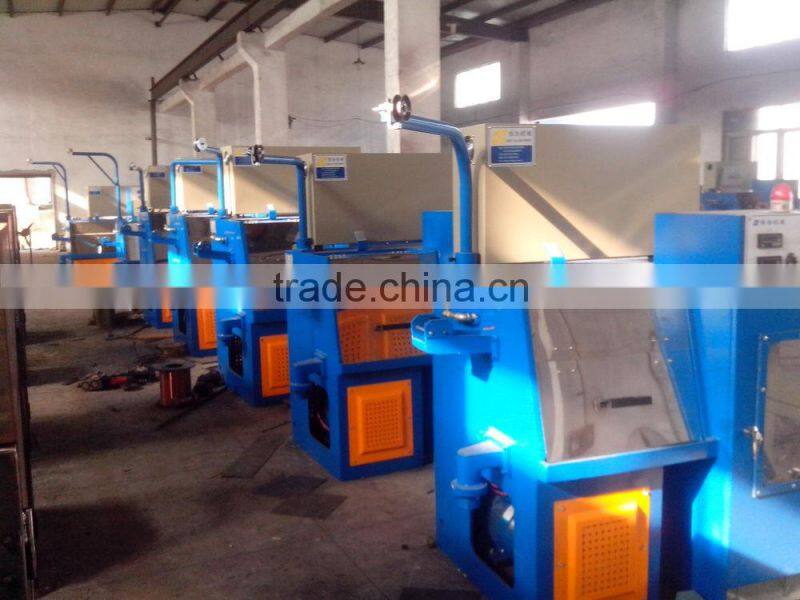 fine copper wire drawing machine - vertical type