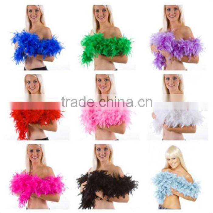 Purple Feather boa wholesale , turkey feather boa for carnival decoration