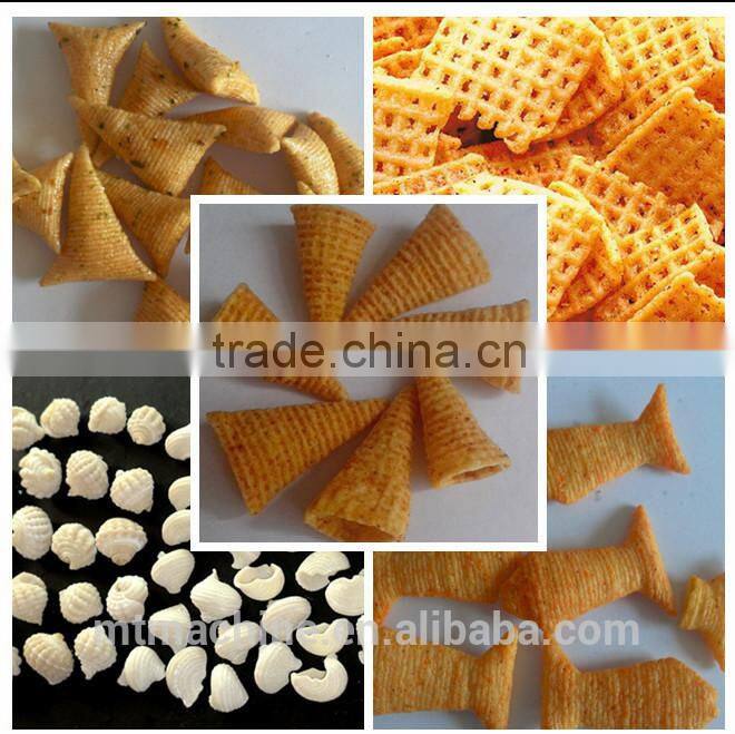 Puffed Fried snack pellet food make machine