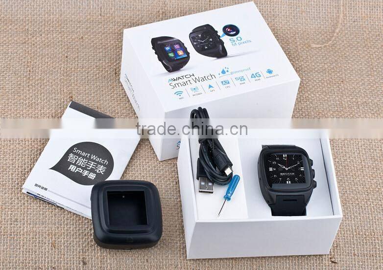 Factory Price Fashion CDMA watch phones with wifi Auto Focus GPRS Bluetooth GPS Navigation
