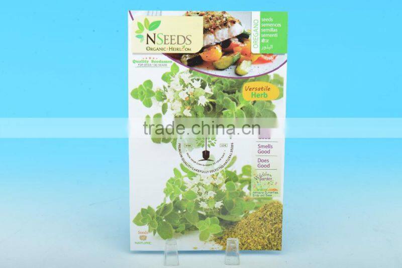 vegetable seed paper package bag