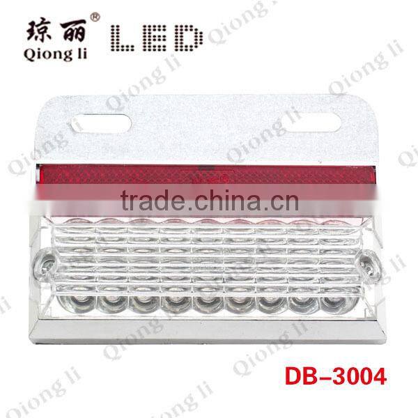 clear 18 LEDs iron plate PC lens anti-shock energy save led marker light