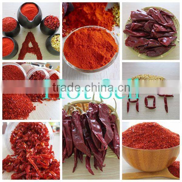 New crop Top quality wholesale dried red hot chilli flakes