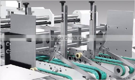 ZH-1450AC-II good price ManufactureHigh-Speed Automatic carton box folder gluer machine for 4 6 corner box