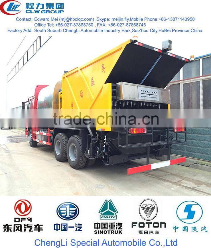 12000 liter road stone spreader with 8000 liter bitumen spreader