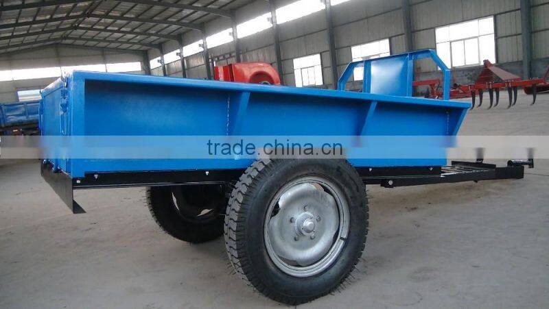 Mini Walking tractor trailer, walking tipping back trailer