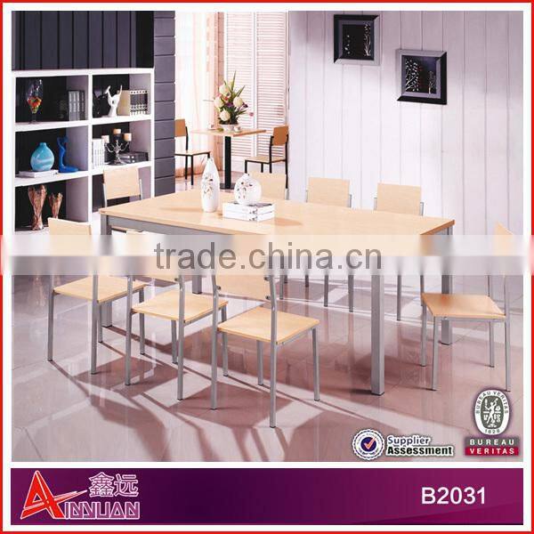 B2031modern home furniture indoor dining table and chairs