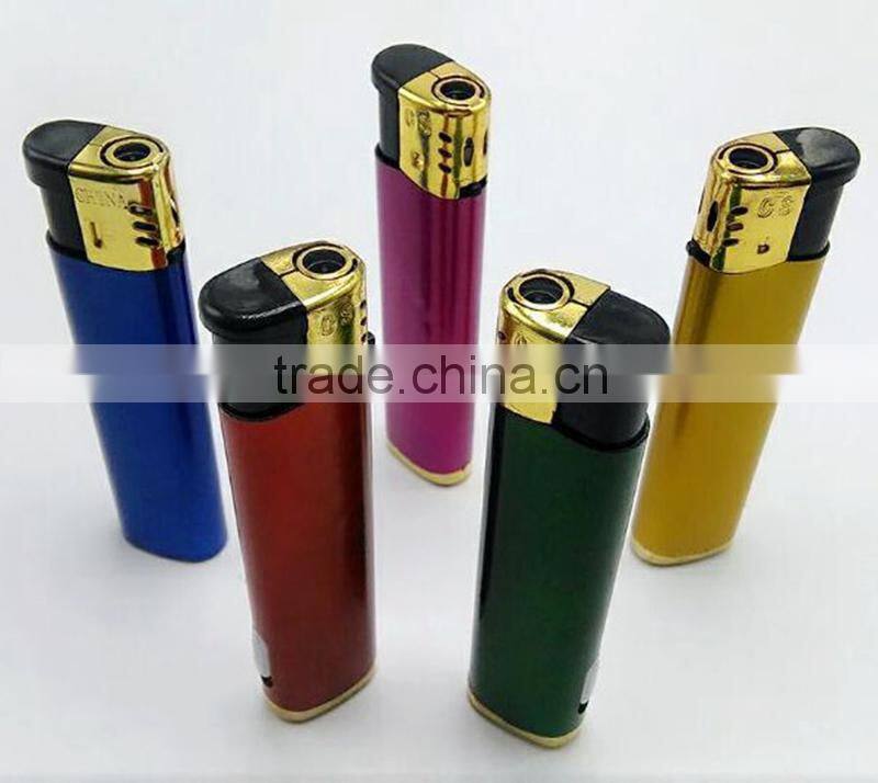 2016 Color flame butane torch lighter parts refillable for cigarette