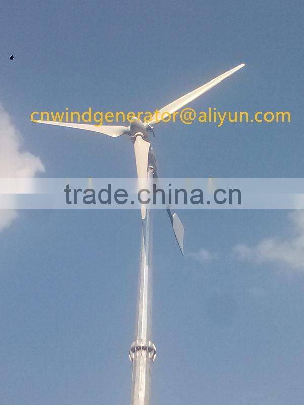 Horizontal wind turbine 3kw 48v off grid system, wind energy generator 3kw wind power