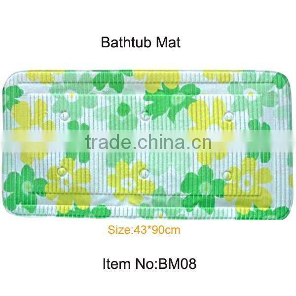 Eco friendly PVC Foam Safety Bathtub Mat bath pillow pvc