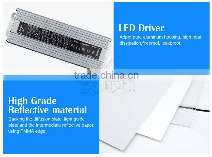 120 degree beam angle 60W panel led 60x60 cm with AC85-265V input
