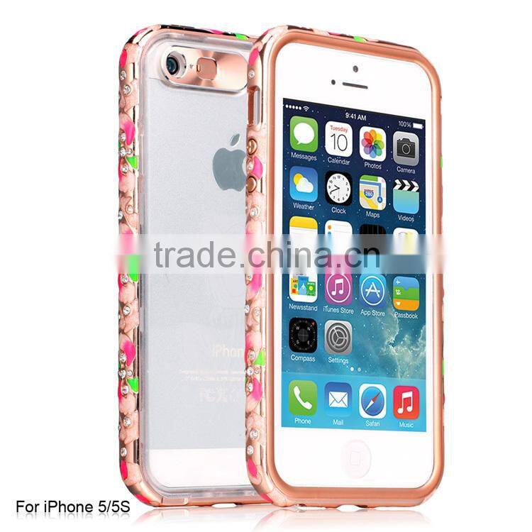 Hot Selling Metal Bumper with PC Cover for iPhone 5