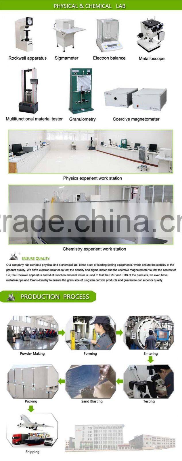 tungsten carbide inserts for jaw tools in machine