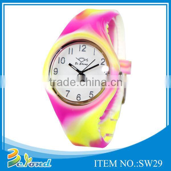 Top quality silicone custom mens wrist watches