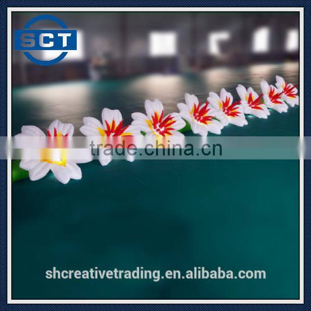 10m Inflatable LED Flower Inflatable Lighting For Party