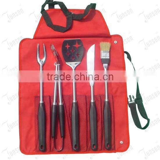 Stainless steel bbq tool set
