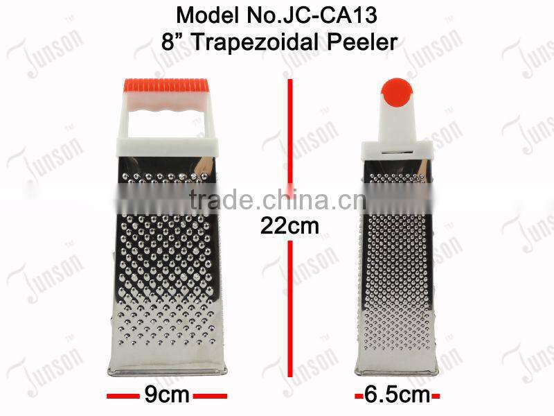 8" Vegetables Scrape Plane/Trapezoidal Fruits and Vegetables Rutter/Stainless Steel Peeler