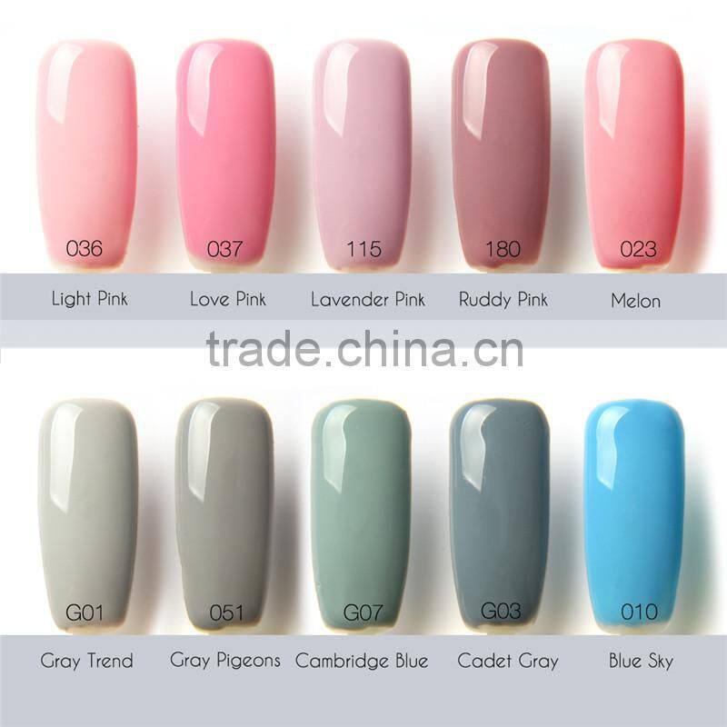 Acrylic one step gel thermal oil based top coat nail polish private label