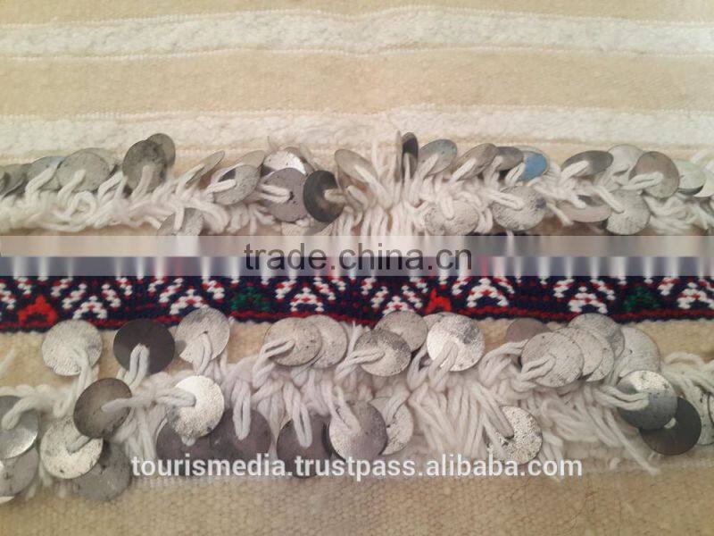 Vintage Moroccan wedding blanket 177cm x 120cm wholesale of handira