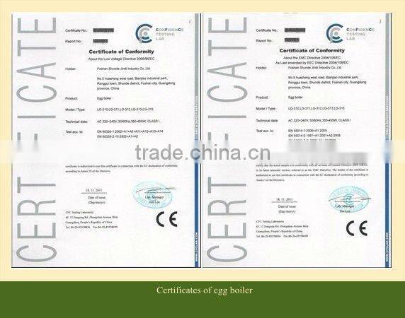 Convenient Stainless Steel Egg Cooker LG-312D