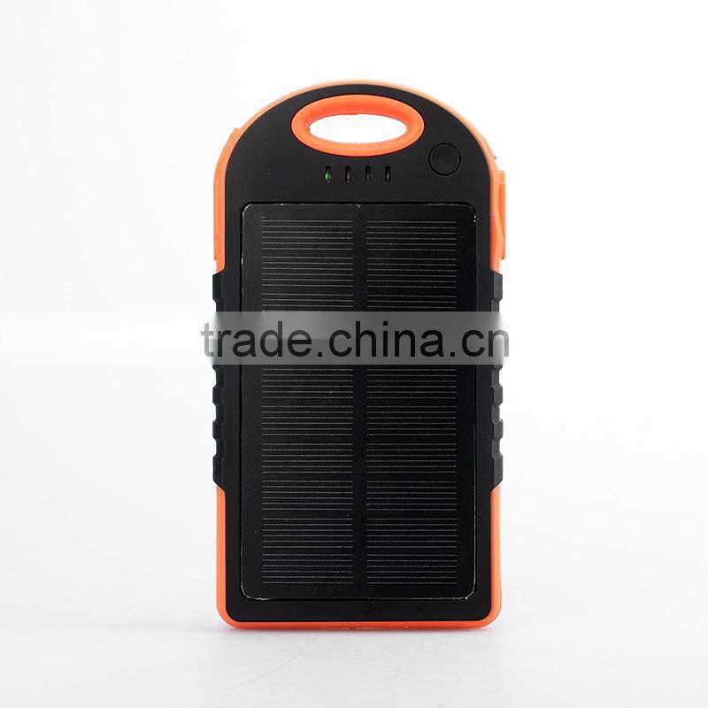 Mobile phone portable outdo0r solar charger power bank 10000mAh